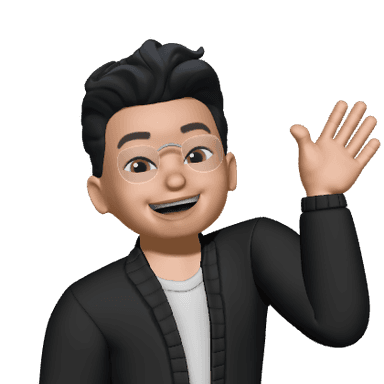 Memoji of Peter waving